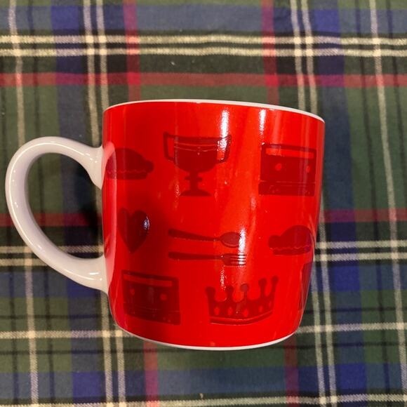 Starbucks Valentines THINGS I LOVE Small Coffee Tea Mug  7.8 oz Red, White Heart - Picture 2 of 6